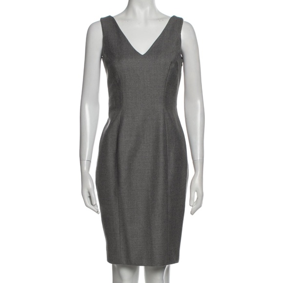 John Galliano Wool and Silk Sheath Dress - Picture 1 of 6